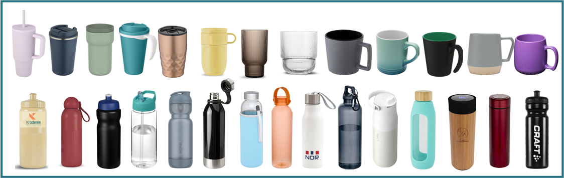 Drikkeflasker Krus Kopper Glass