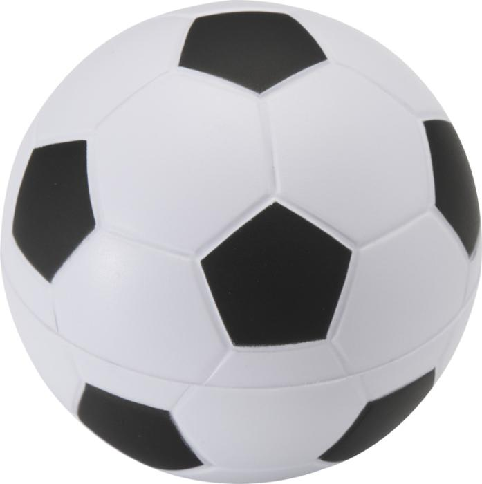 Zavi stressavlaster formet som en fotball - Solid svart 12641290